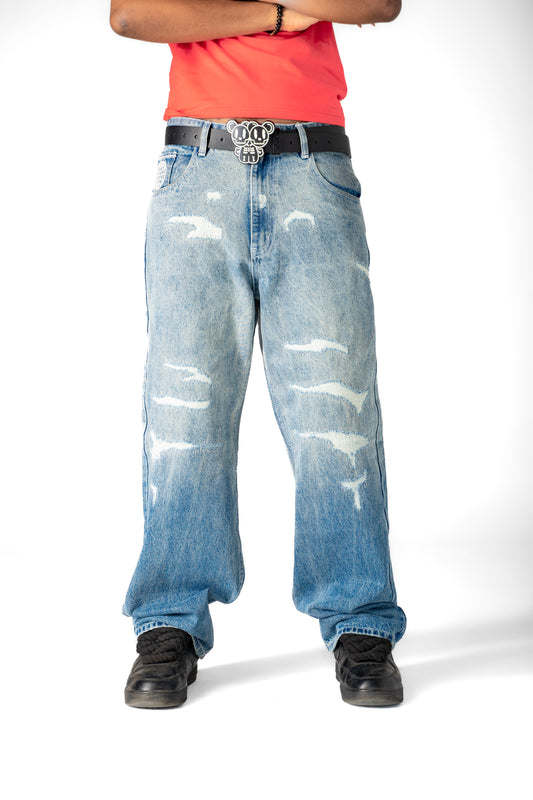 STONE WASH CLASSIC JEANS