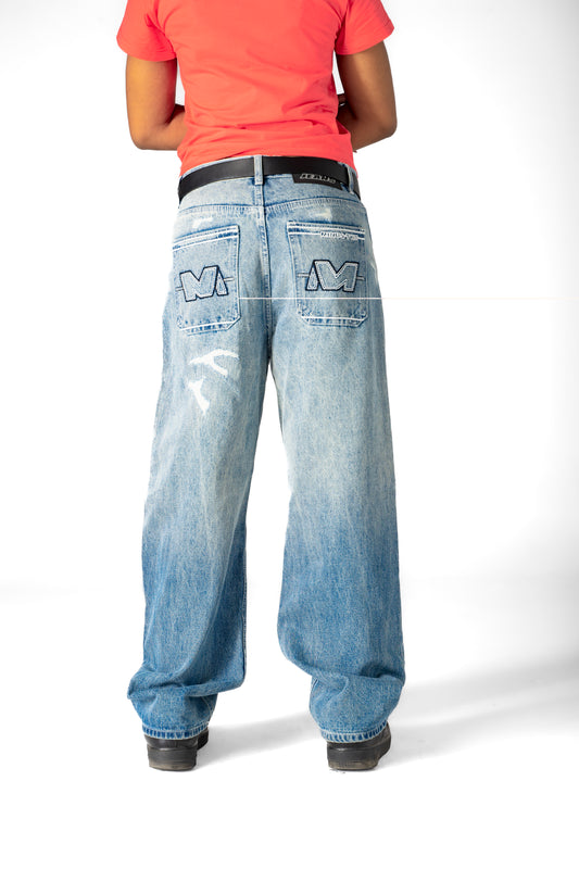 STONE WASH CLASSIC JEANS