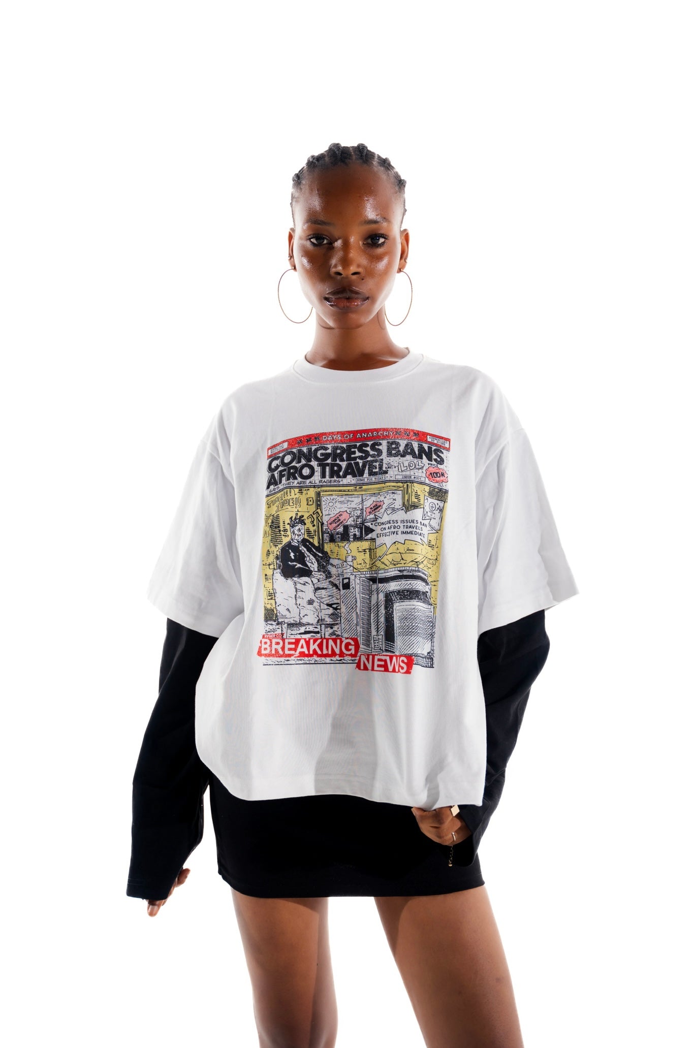 DOUBLE LAYER BLACK SLEEVES