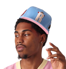 LOVE/HATE FITTED CAP(blue)